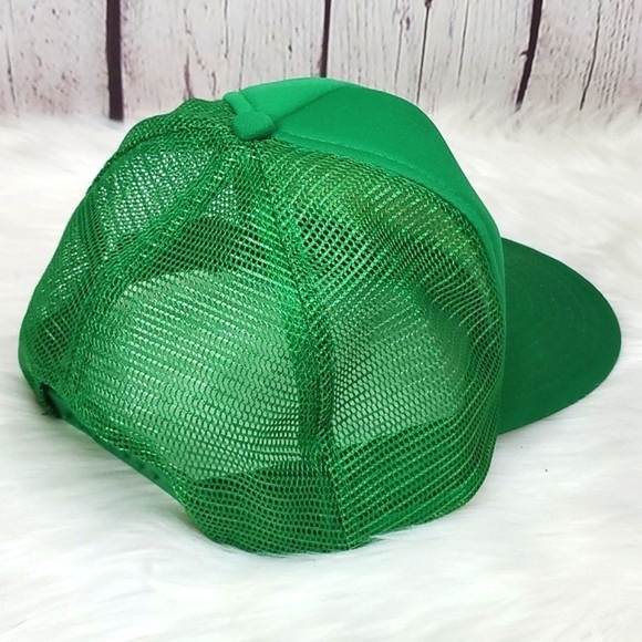 Vintage 90s Mechanic ProLube Indiana Green Mesh Snapback Trucker Hat Adjustable - Picture 5 of 12